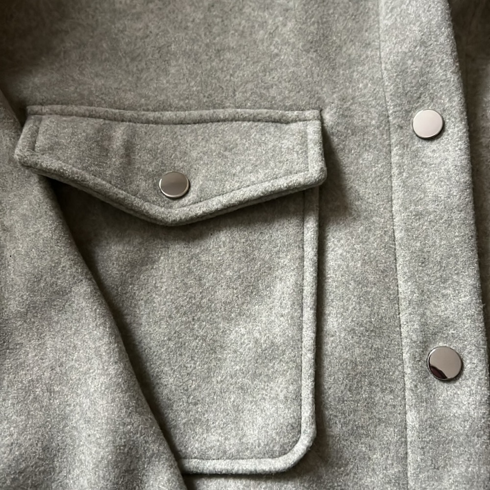 Zara Fleece Shacket - Picture 3 of 5
